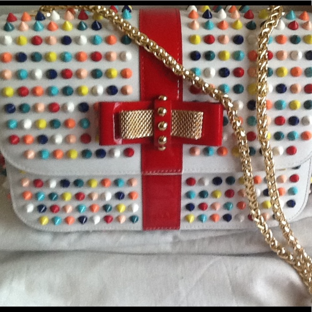 Christian Louboutin Large Multi Color Charity Bag - image 1